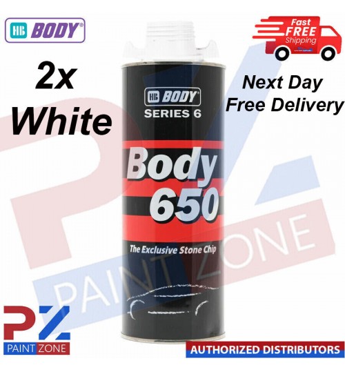 HB BODY 650 STON CHIP GREY, BLACK, WHITE, 1 KG screw top can SERIES 6